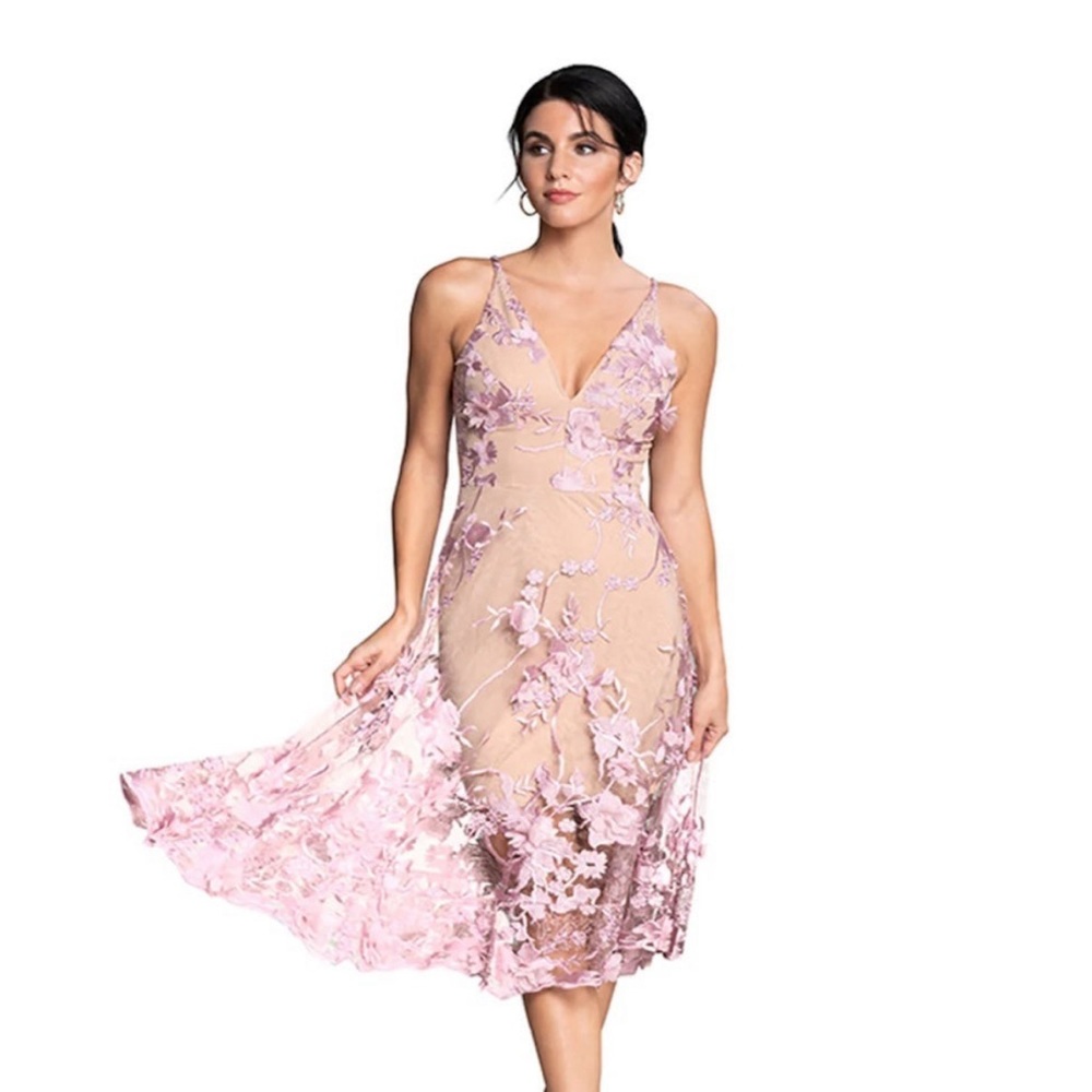 Dress The Population Audrey Midi Dress